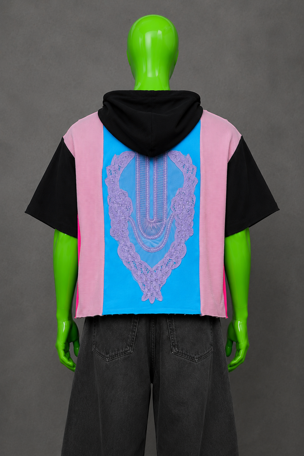 Melanie Martinez Crybaby Y2K Handmade Custom Reworked Hoodie | XL | 1 of 1 Streetwear | Cut & Sew
