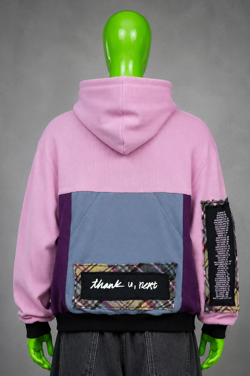 Ariana Grande Upcycled Hoodie – Y2K Throwback Streetwear | Vintage Aesthetic