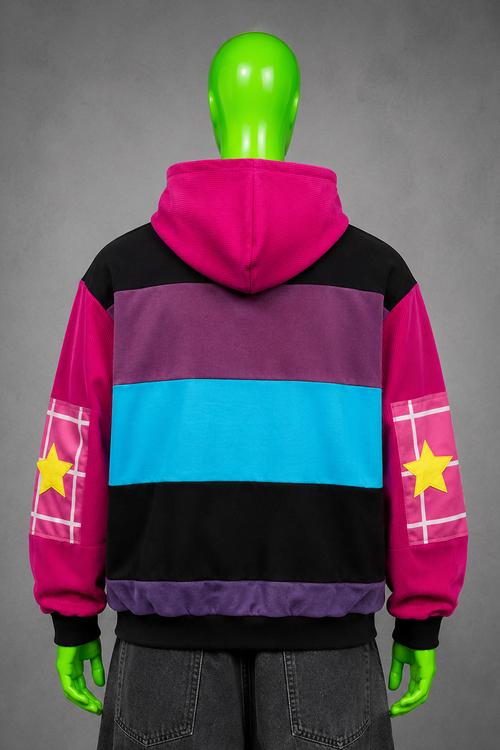Ashnikko Upcycled Hoodie – Festival Streetwear | Rave Aesthetic | Smoochie Girl