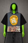 Be A Nice Human Pop Culture Handmade Custom Reworked Hoodie | XL | 1 of 1 Streetwear | Cut & Sew
