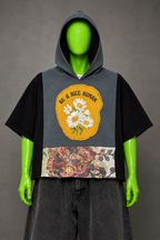 Be A Nice Human Pop Culture Handmade Custom Reworked Hoodie | XL | 1 of 1 Streetwear | Cut & Sew