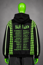 Billie Eilish Patchwork Hoodie Reflective 2000s Streetwear | Retro Y2K | Unisex