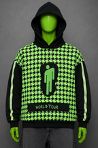 Billie Eilish Patchwork Hoodie Reflective 2000s Streetwear | Retro Y2K | Unisex