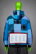 Billie Eilish Patchwork Hoodie – 90s Grunge Streetwear | Vintage Inspired | 1of1