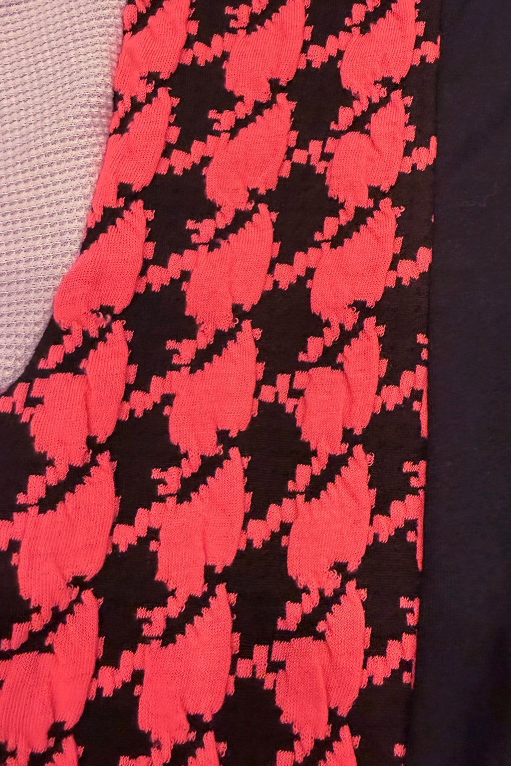 BLACKPINK Kpop Houndstooth Handmade Custom Reworked Hoodie | XL | 1 of 1 Streetwear | Cut & Sew