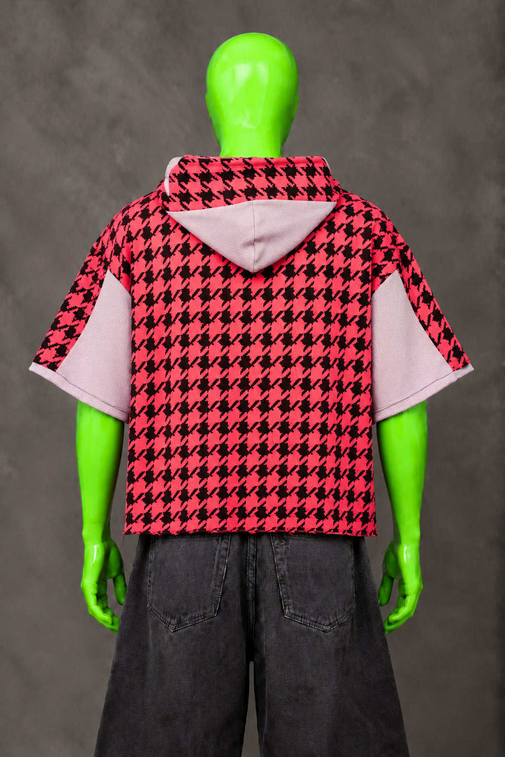 BLACKPINK Kpop Houndstooth Handmade Custom Reworked Hoodie | XL | 1 of 1 Streetwear | Cut & Sew