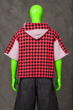 BLACKPINK Kpop Houndstooth Handmade Custom Reworked Hoodie | XL | 1 of 1 Streetwear | Cut & Sew