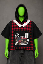 Boyz II Men Hip Hop R&B Streetwear Handmade Custom Reworked Hoodie | XL | 1 of 1 Streetwear | Cut & Sew