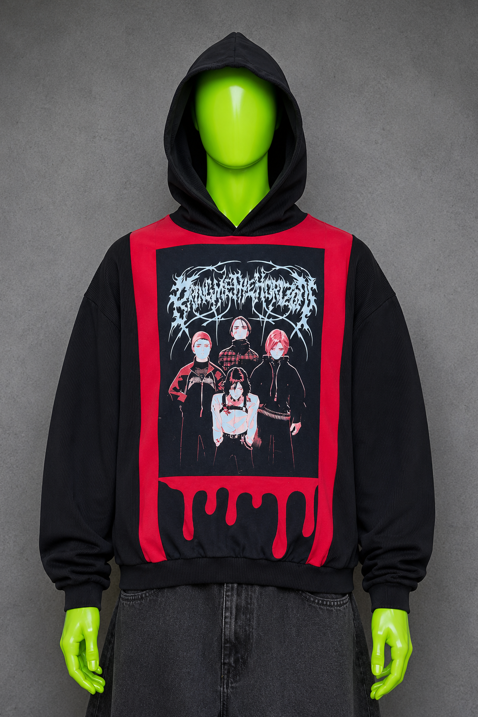Bring Me The Horizon Reworked Hoodie – Metal Streetwear | Darkwear | One of One
