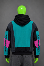 Chappell Roan Reworked Patchwork Hoodie – 2000s Streetwear | Indie Style Unisex
