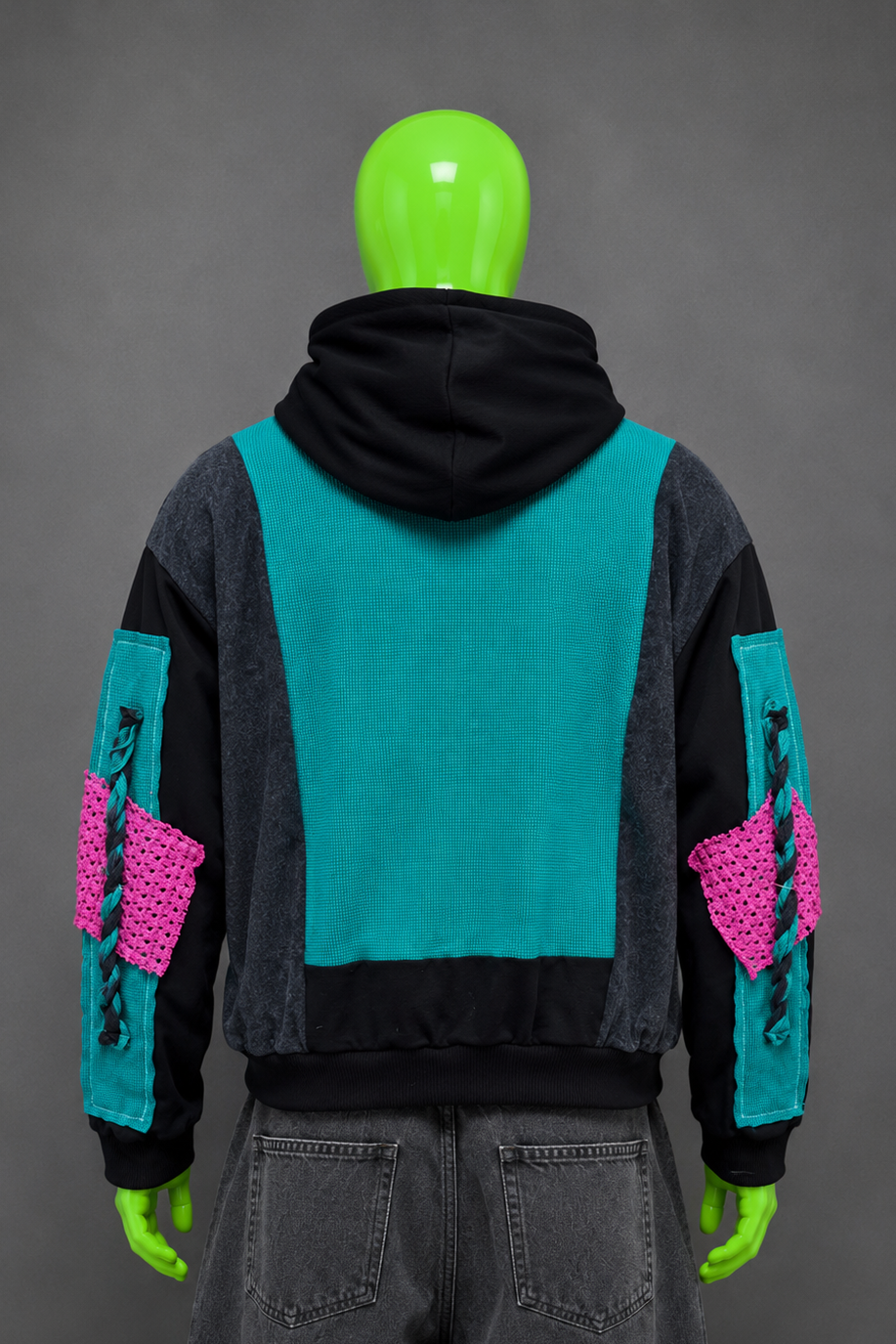 Chappell Roan Reworked Patchwork Hoodie – 2000s Streetwear | Indie Style Unisex