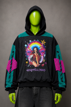 Chappell Roan Reworked Patchwork Hoodie – 2000s Streetwear | Indie Style Unisex