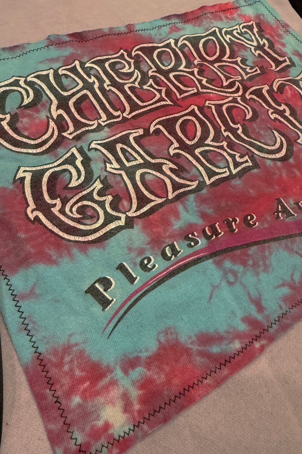 Cherry Garcia Pop Culture Nostalgia Handmade Custom Reworked Hoodie | XL | 1 of 1 Streetwear | Cut & Sew