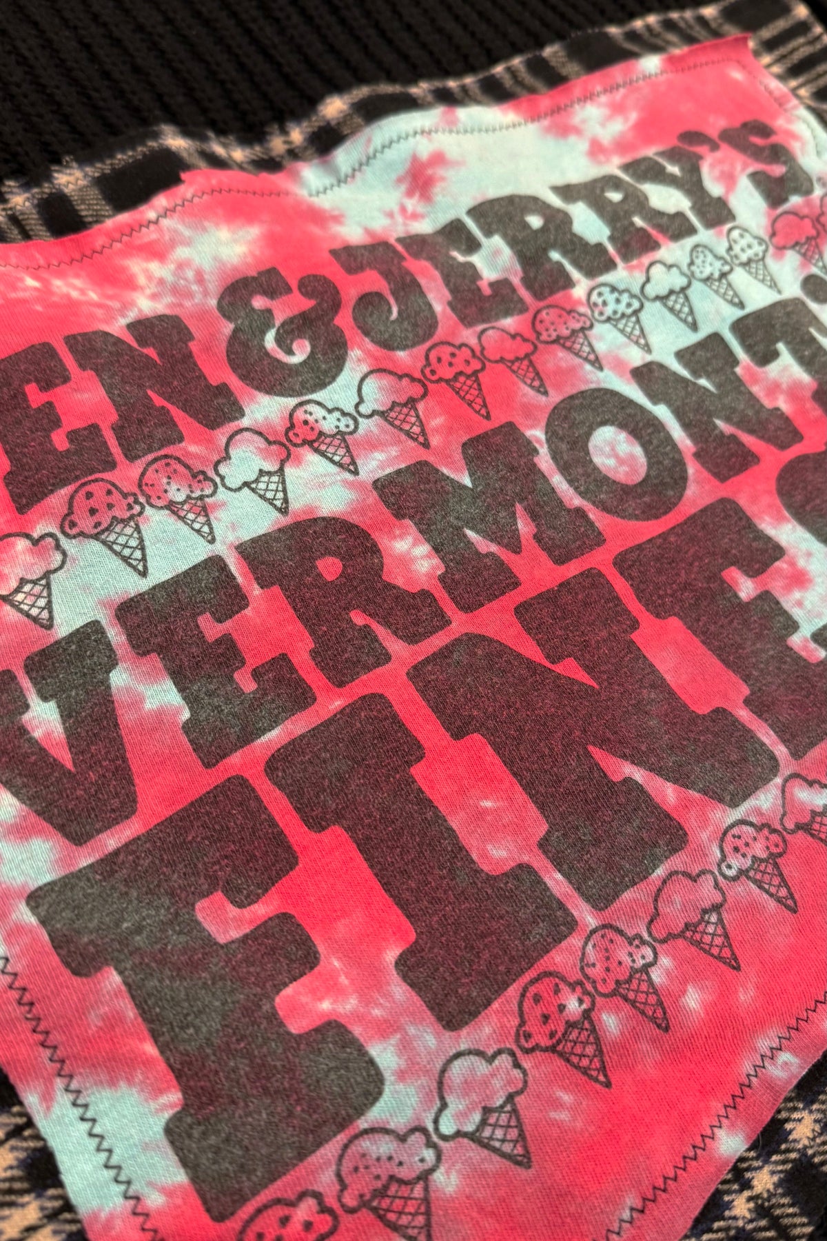 Cherry Garcia Pop Culture Nostalgia Handmade Custom Reworked Hoodie | XL | 1 of 1 Streetwear | Cut & Sew
