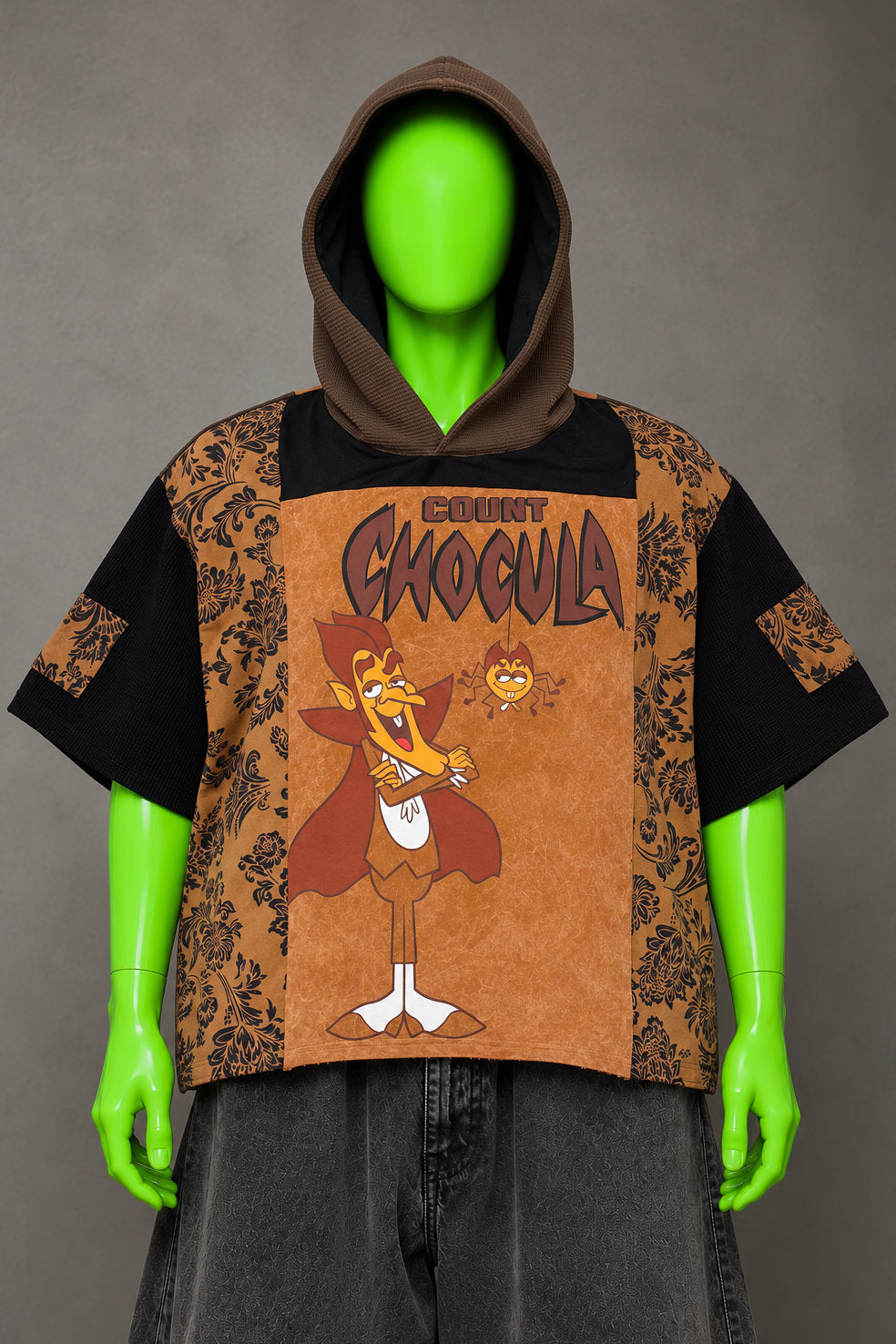 Count Chocula Halloween Nostalgia Handmade Custom Reworked Hoodie | XL | 1 of 1 Streetwear | Cut & Sew