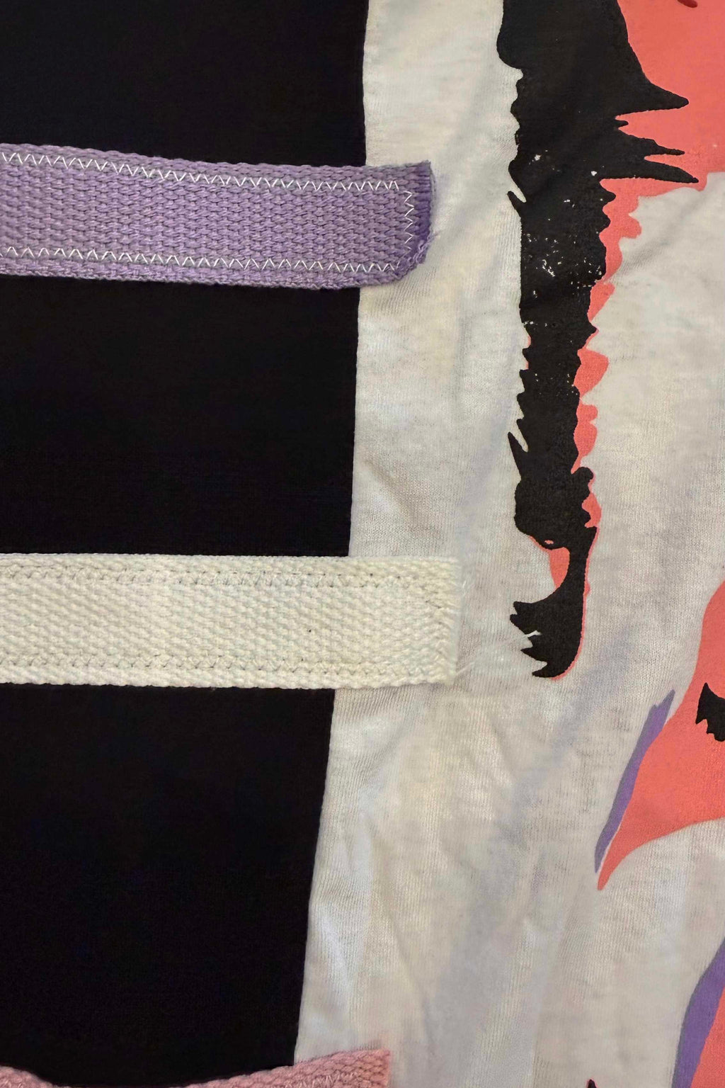 David Bowie Glam Rock Handmade Custom Reworked Hoodie | XL | 1 of 1 Streetwear | Cut & Sew