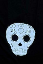 Día de los Muertos Halloween Horror Handmade Custom Reworked Hoodie | XL | 1 of 1 Streetwear | Cut & Sew