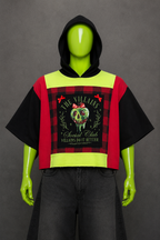 Disney Villains Apple Reworked Patchwork Hoodie – Horrorcore Streetwear | Y2K