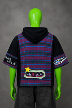 Doja Cat Oversized Reworked Patchwork Hoodie – Indie Grunge | Streetwear | 1of1