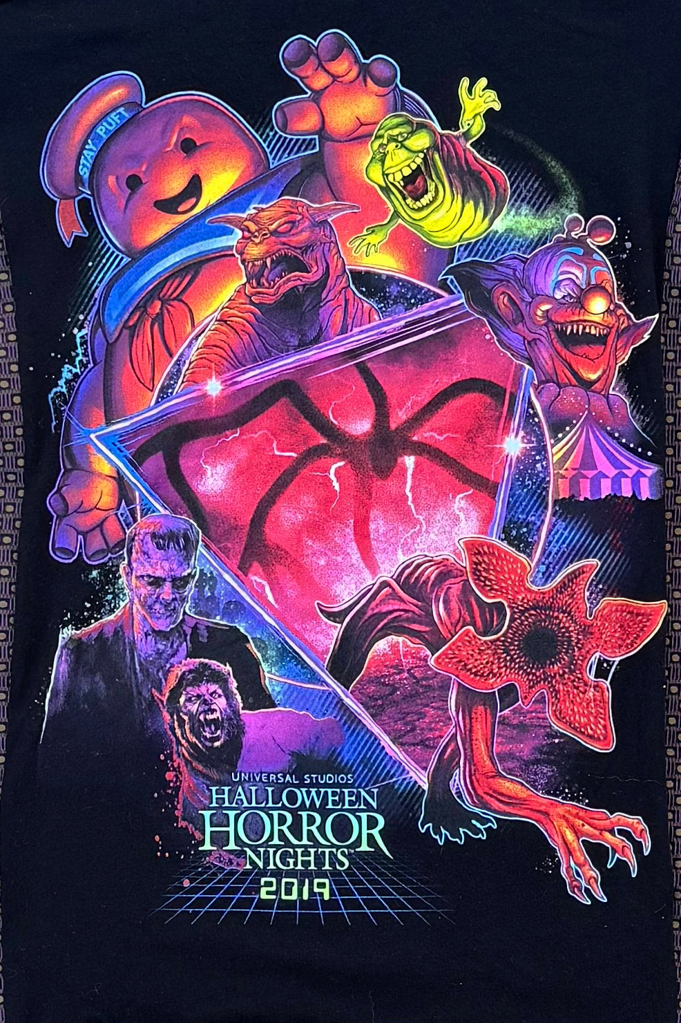 Halloween Horror Nights Fear To The Max Handmade Custom Reworked Hoodie | XL | 1 of 1 Streetwear | Cut & Sew