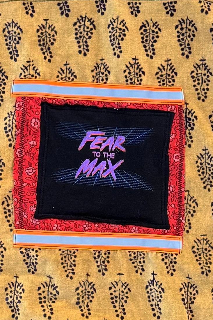 Halloween Horror Nights Fear To The Max Handmade Custom Reworked Hoodie | XL | 1 of 1 Streetwear | Cut & Sew