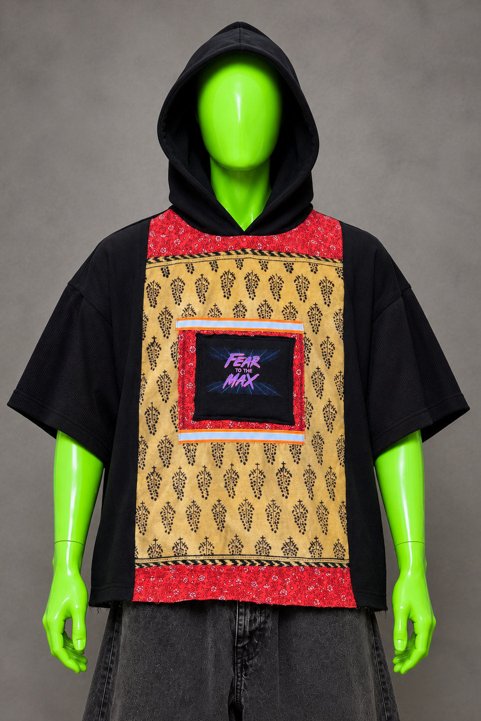 Halloween Horror Nights Fear To The Max Handmade Custom Reworked Hoodie | XL | 1 of 1 Streetwear | Cut & Sew