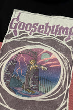 Goosebumps Halloween Nostalgia Handmade Custom Reworked Hoodie | XL | 1 of 1 Streetwear | Cut & Sew