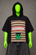 Goosebumps Halloween Nostalgia Handmade Custom Reworked Hoodie | XL | 1 of 1 Streetwear | Cut & Sew
