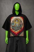 Grateful Dead Reworked Patchwork Hoodie – Hippie Streetwear | Y2K Tie-Dye | 1of1