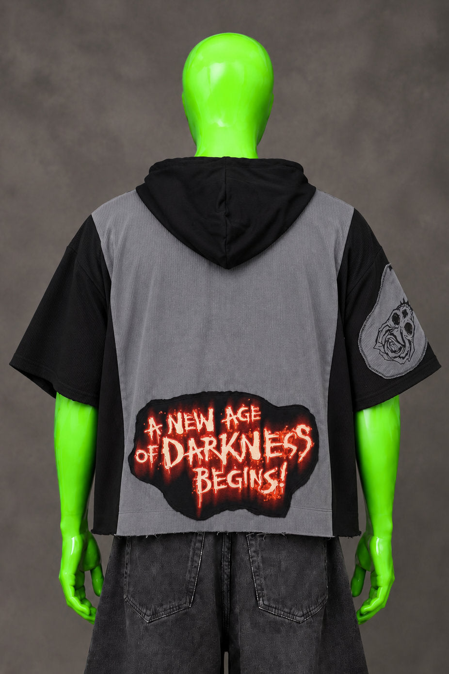 Halloween Horror Nights Darkness Handmade Custom Reworked Hoodie | XL | 1 of 1 Streetwear | Cut & Sew