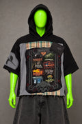 Halloween Horror Nights Darkness Handmade Custom Reworked Hoodie | XL | 1 of 1 Streetwear | Cut & Sew