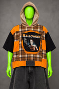 Michael Myers Halloween Horror Handmade Custom Reworked Hoodie | XL | 1 of 1 Streetwear | Cut & Sew