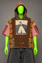 Harry Styles Love Tour Funky Boho Handmade Custom Reworked Hoodie | XL | 1 of 1 Streetwear | Cut & Sew