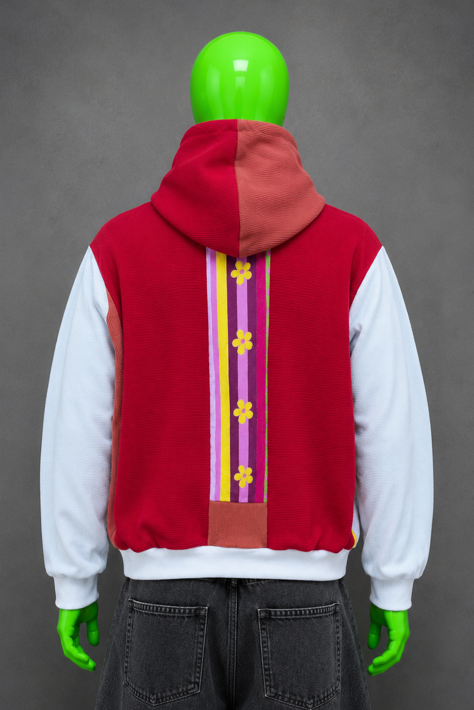 Harry Styles Flower Power Reworked Hoodie – Boho Streetwear | Funky | One of One