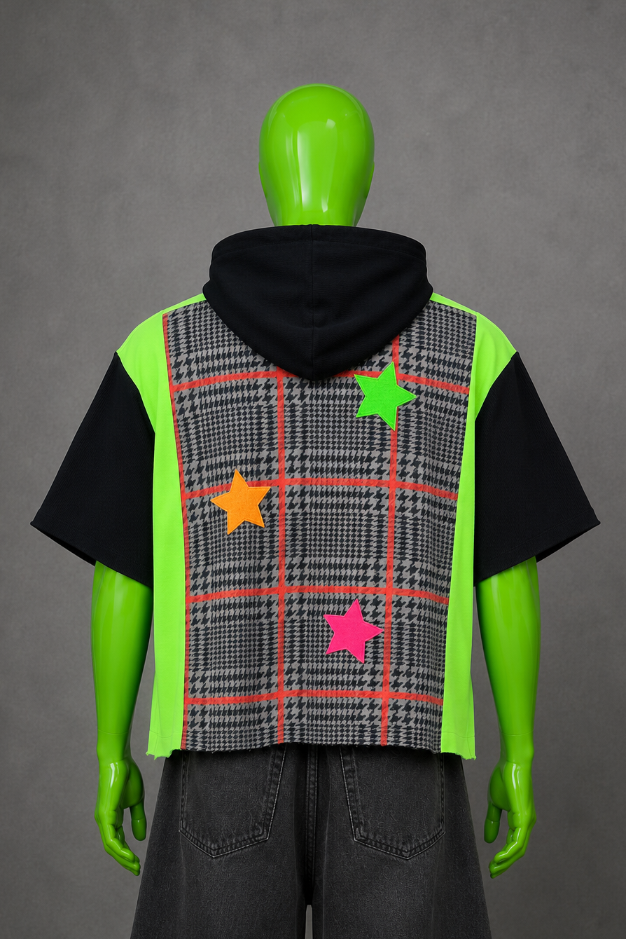 Harry Styles Upcycled Hoodie  – Festival Streetwear | Indie Pop Style | Unisex