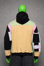 Harry Styles Reworked Hoodie – Boho Streetwear | Patchwork Knit | One of One