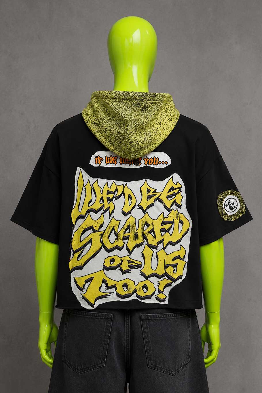 HELLSTAR Frankenkid Reworked Patchwork Hoodie –  Horror Streetwear | Unisex