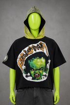 HELLSTAR Frankenkid Reworked Patchwork Hoodie –  Horror Streetwear | Unisex