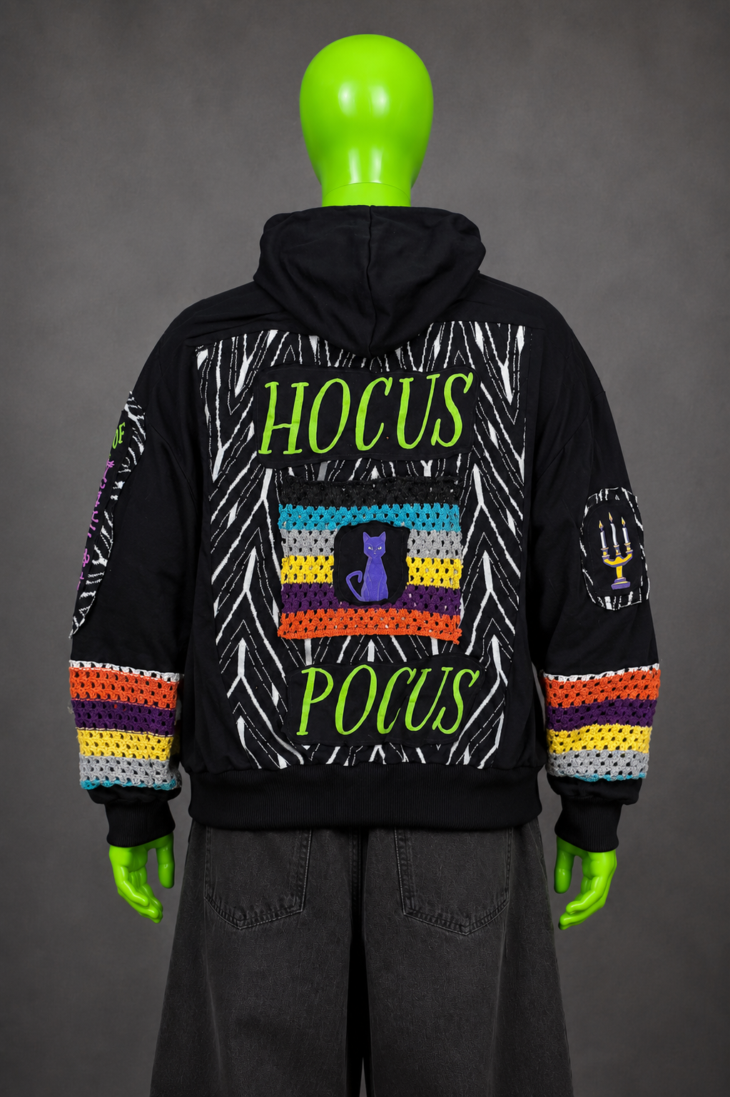 Hocus Pocus Cartoon Hoodie – Y2K Halloween Streetwear | Grunge Halloween | 1of1