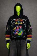 Hocus Pocus Cartoon Hoodie – Y2K Halloween Streetwear | Grunge Halloween | 1of1