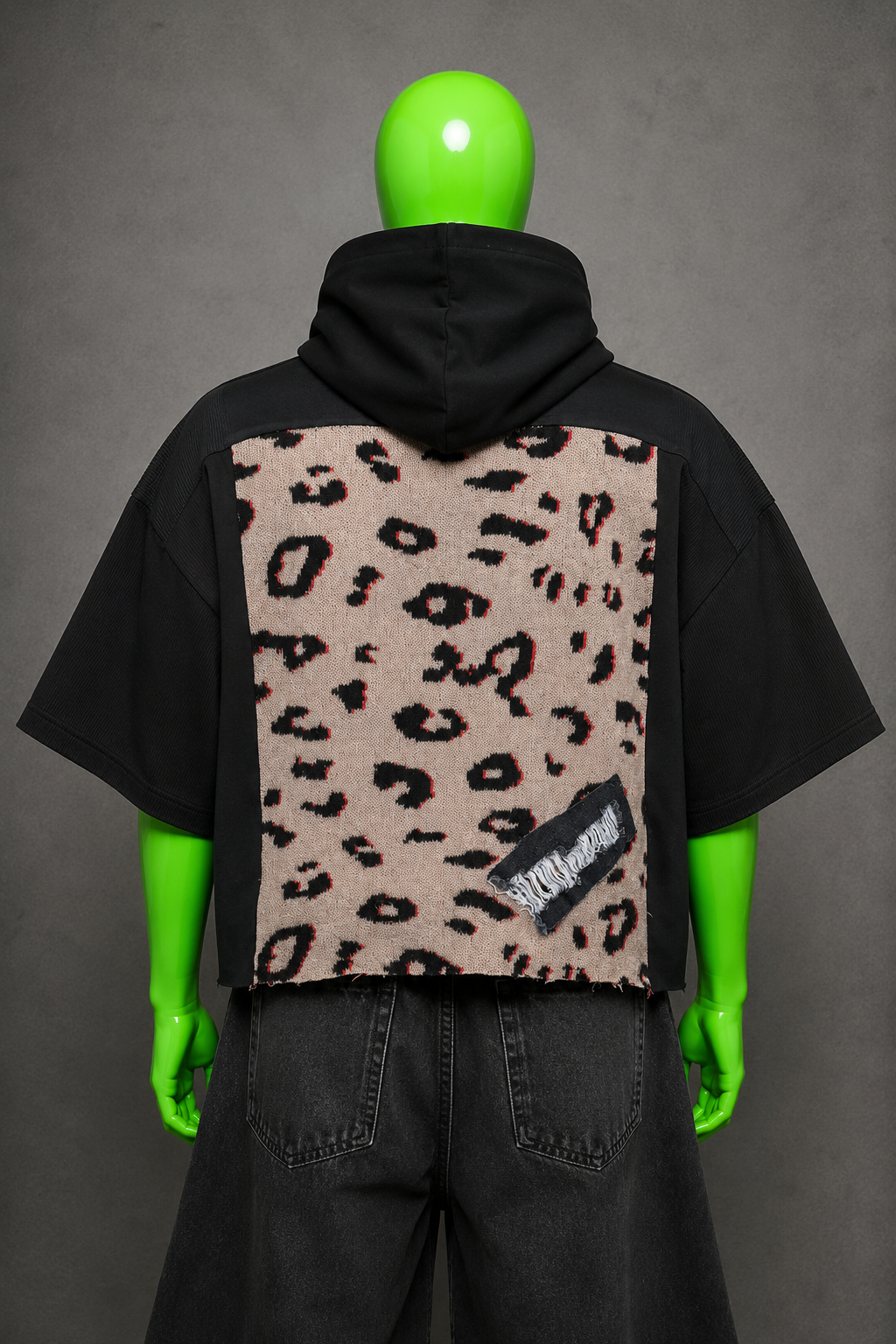 Hole Reworked Hoodie – Upcycled Grunge Streetwear | Y2K Distressed Aesthetic
