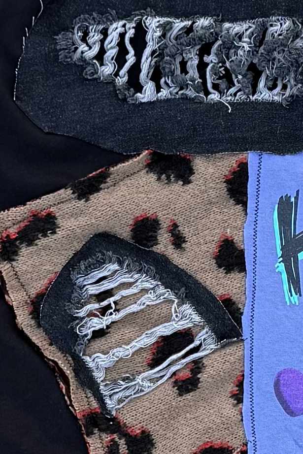 Hole Courtney Love Grunge Streetwear Handmade Custom Reworked Hoodie | XL | 1 of 1 Streetwear | Cut & Sew