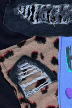 Hole Courtney Love Grunge Streetwear Handmade Custom Reworked Hoodie | XL | 1 of 1 Streetwear | Cut & Sew