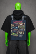 Halloween Horror Nights Showtime Patchwork Hoodie – Spooky Aesthetic Streetwear