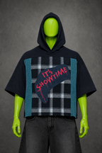 Halloween Horror Nights Showtime Patchwork Hoodie – Spooky Aesthetic Streetwear