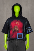 Halloween Horror Nights Us Patchwork Hoodie – Spooky Aesthetic Streetwear | 1of1