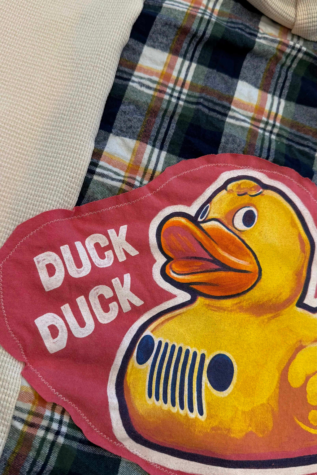 Jeep Duck Handmade Custom Reworked Hoodie | XL | 1 of 1 Streetwear | Cut & Sew