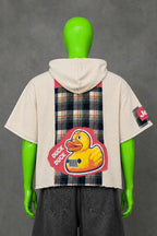 Jeep Duck Handmade Custom Reworked Hoodie | XL | 1 of 1 Streetwear | Cut & Sew