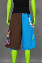 Hannah Montana Nostalgia Upcycled Jorts | Y2K Style | Kidcore Streetwear L-XXL