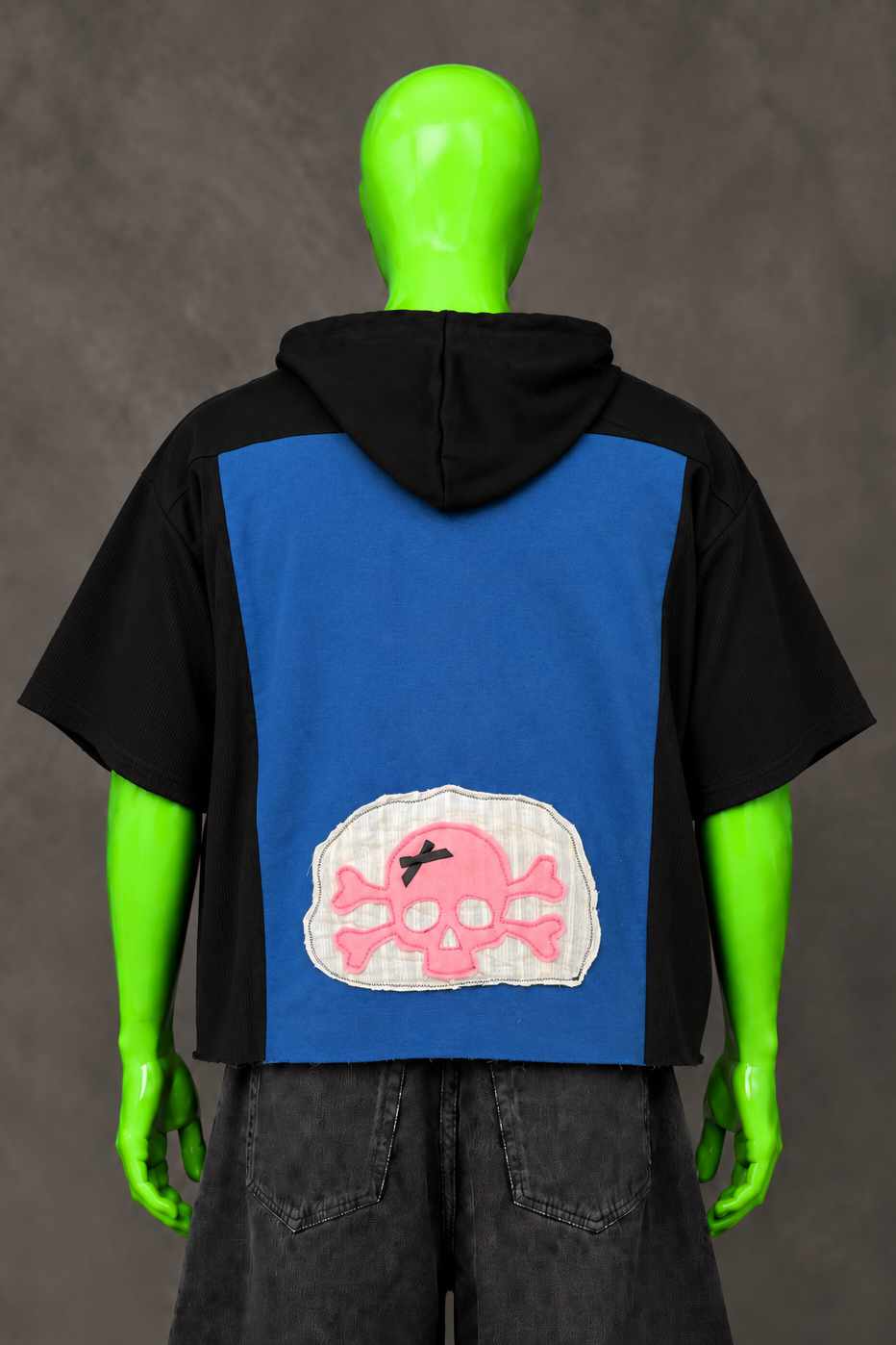 KISS Y2K Rock Grunge Handmade Custom Reworked Hoodie | XL | 1 of 1 Streetwear | Cut & Sew
